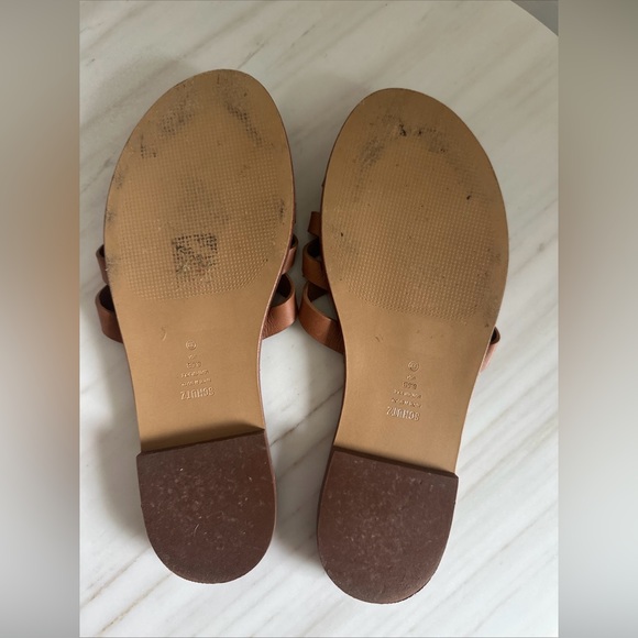 Schutz Women's Brown Leather Phoenix Sandal Size 8.5 - Picture 9 of 15